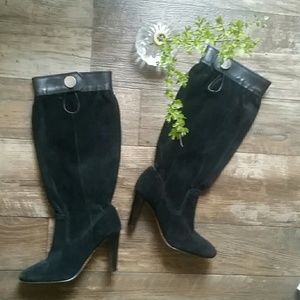 Black MK boots